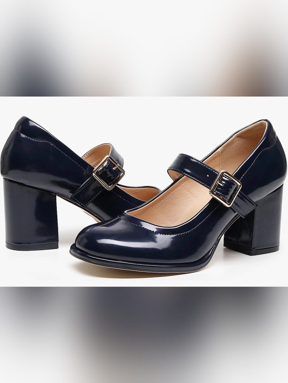 VenusCelia Mary Jane Pump Heeled Shoe #1477